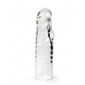 Прозрачная закрытая насадка на член - 15 см. - Sex Expert - в Комсомольске-на-Амуре купить с доставкой