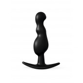 Черная анальная фигурная втулка - 11,5 см. - Sex Expert
