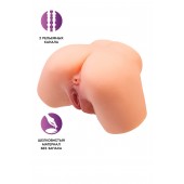 Телесный реалистичный мастурбатор-полуторс с 2 любовными входами - No Name - в Комсомольске-на-Амуре купить с доставкой