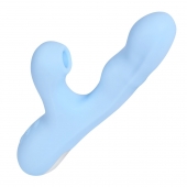 Голубой вибратор с ротацией и вакуумной стимуляцией BeYourLover Rosubi - BeYourLover