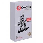 Точечные презервативы OKOTO Dotted - 12 шт. - Sitabella - купить с доставкой в Комсомольске-на-Амуре