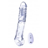 Прозрачная насадка-удлинитель Length Enhancer With Bullet с подхватом - 22,3 см. - NMC - в Комсомольске-на-Амуре купить с доставкой