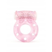 Розовое эрекционное виброкольцо с бабочкой - 1137 - в Комсомольске-на-Амуре купить с доставкой