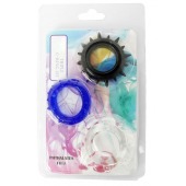 Набор из 3 эрекционных колец разного цвета и рельефа - Boys of Toys - в Комсомольске-на-Амуре купить с доставкой