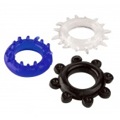 Набор из 3 эрекционных колец разного цвета и рельефа - Boys of Toys - в Комсомольске-на-Амуре купить с доставкой