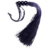 Черная силиконовая плетка - 25,4 см. - Boys of Toys - купить с доставкой в Комсомольске-на-Амуре