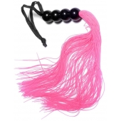 Розовая силиконовая плеть - 35,5 см. - Boys of Toys - купить с доставкой в Комсомольске-на-Амуре