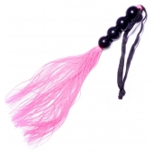 Розовая силиконовая плеть - 35,5 см. - Boys of Toys - купить с доставкой в Комсомольске-на-Амуре