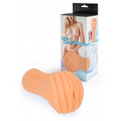 Эластичный мастурбатор в виде вагины телесного цвета - Sexy Girl - в Комсомольске-на-Амуре купить с доставкой