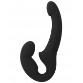 Черный безремневой страпон Share Lite - Fun Factory - купить с доставкой в Комсомольске-на-Амуре