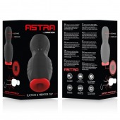 Черно-красный мастурбатор с вибрацией и всасыванием - JAMYJOB - в Комсомольске-на-Амуре купить с доставкой