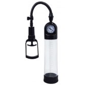 Чёрная вакуумная помпа A-toys с манометром и прозрачной колбой - A-toys - в Комсомольске-на-Амуре купить с доставкой