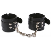 Манжеты с ремешками и карабинами для сцепки - Пикантные штучки - купить с доставкой в Комсомольске-на-Амуре