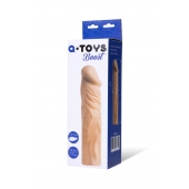 Насадка с ярко выраженной головкой и рельефным стволом - 19 см. - A-toys - в Комсомольске-на-Амуре купить с доставкой