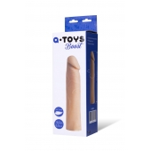 Реалистичная насадка с ярко выраженной головкой - 16,5 см. - A-toys - в Комсомольске-на-Амуре купить с доставкой Реалистичная насадка с ярко выраженной головкой - 16,5 см. - A-toys - в Комсомольске-на-Амуре купить с доставкой