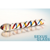 Стеклянный фаллос с гладкой головкой - 25 см. - Sexus купить с доставкой в интернет-магазине Orgasmix в Комсомольске-на-Амуре Стеклянный фаллос с гладкой головкой - 25 см. - Sexus