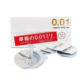 Супер тонкие презервативы Sagami Original 0.01 - 5 шт. - Sagami - купить с доставкой в Комсомольске-на-Амуре
