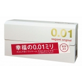 Супер тонкие презервативы Sagami Original 0.01 - 5 шт. - Sagami - купить с доставкой в Комсомольске-на-Амуре