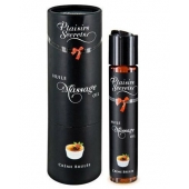 Массажное масло с ароматом крем брюле Huile de Massage Gourmande Creme Brulée - 59 мл. - Plaisir Secret - купить с доставкой в Комсомольске-на-Амуре
