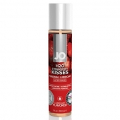 Смазка с ароматом клубники JO Flavored Strawberry Kiss - 30 мл. - System JO - купить с доставкой в Комсомольске-на-Амуре
