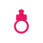 Розовое силиконовое виброкольцо A-toys - A-toys - в Комсомольске-на-Амуре купить с доставкой
