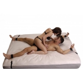 Бондаж для фиксации на кровати Frisky Bedroom Restraint Kit - XR Brands - купить с доставкой в Комсомольске-на-Амуре