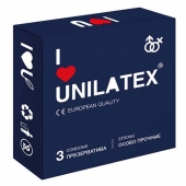 Ультрапрочные презервативы Unilatex Extra Strong - 3 шт. - Unilatex - купить с доставкой в Комсомольске-на-Амуре