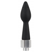Чёрная анальная насадка для душа Anal Douche Rear Splash - Orion - купить с доставкой в Комсомольске-на-Амуре