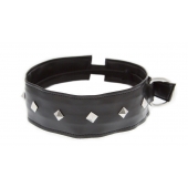Полиуретановый ошейник с пуклями Collar with Studs - Blush Novelties - купить с доставкой в Комсомольске-на-Амуре
