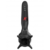 Чёрный вибростимулятор для головки члена с эффектом всасывания Vibrating Roto-Sucker - Pipedream - в Комсомольске-на-Амуре купить с доставкой