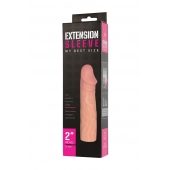 Телесная насадка-удлинитель Extension sleeve - 17 см. - Sitabella - в Комсомольске-на-Амуре купить с доставкой