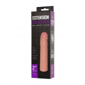 Насадка-удлинитель Extension sleeve телесного цвета - 18,5 см. - Sitabella - в Комсомольске-на-Амуре купить с доставкой