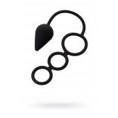 Тройное эрекционное кольцо с анальным хвостом Drop M-size - Erotist Adult Toys - в Комсомольске-на-Амуре купить с доставкой