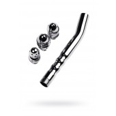 Металлический анальный душ с тремя насадками - ToyFa - купить с доставкой в Комсомольске-на-Амуре