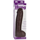 Большая насадка для трусиков Vac-U-Lock Realistic Hung - 31,7 см. - Doc Johnson - купить с доставкой в Комсомольске-на-Амуре