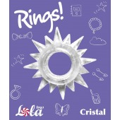 Прозрачное эрекционное кольцо Rings Cristal - Lola Games - в Комсомольске-на-Амуре купить с доставкой