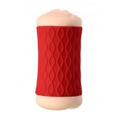 Двухсторонний мастурбатор JOS  NADIN в красном цилиндре - JOS - в Комсомольске-на-Амуре купить с доставкой