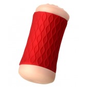 Двухсторонний мастурбатор JOS  NADIN в красном цилиндре - JOS - в Комсомольске-на-Амуре купить с доставкой