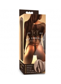 Коричневый мастубратор-вагина Nicole s Kitty - Blush Novelties - в Комсомольске-на-Амуре купить с доставкой