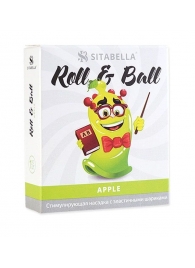 Стимулирующий презерватив-насадка Roll   Ball Apple - Sitabella - купить с доставкой в Комсомольске-на-Амуре