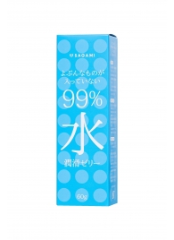 Смазка на водной основе Sagami Water 99% - 60 гр. - Sagami - купить с доставкой в Комсомольске-на-Амуре