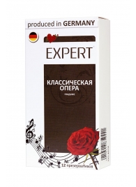 Гладкие презервативы Expert  Классическая опера  - 12 шт. - Expert - купить с доставкой в Комсомольске-на-Амуре