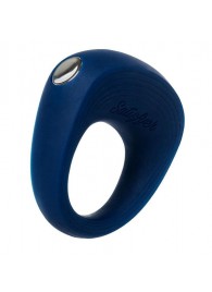 Синее эрекционное кольцо на пенис Satisfyer Ring 2 - Satisfyer - в Комсомольске-на-Амуре купить с доставкой