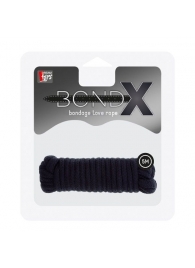 Чёрная веревка для связывания BONDX LOVE ROPE - 5 м. - Dream Toys - купить с доставкой в Комсомольске-на-Амуре