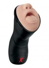 Мастурбатор-ротик Deep Throat Vibrating Stroker - Pipedream - в Комсомольске-на-Амуре купить с доставкой