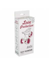 Пудра для игрушек Love Protection с ароматом вишни - 30 гр. - Lola Games - купить с доставкой в Комсомольске-на-Амуре