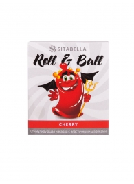 Стимулирующий презерватив-насадка Roll   Ball Cherry - Sitabella - купить с доставкой в Комсомольске-на-Амуре