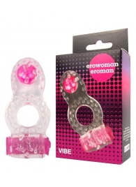 Прозрачное эрекционное кольцо Erowoman-Eroman - Erowoman-Eroman - в Комсомольске-на-Амуре купить с доставкой