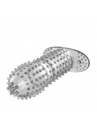 Закрытая прозрачная насадка Crystal sleeve - 12 см. - Erowoman-Eroman - в Комсомольске-на-Амуре купить с доставкой