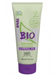 Интимный увлажняющий анальный гель BIO SuperGlide - 100 мл. - HOT - купить с доставкой в Комсомольске-на-Амуре